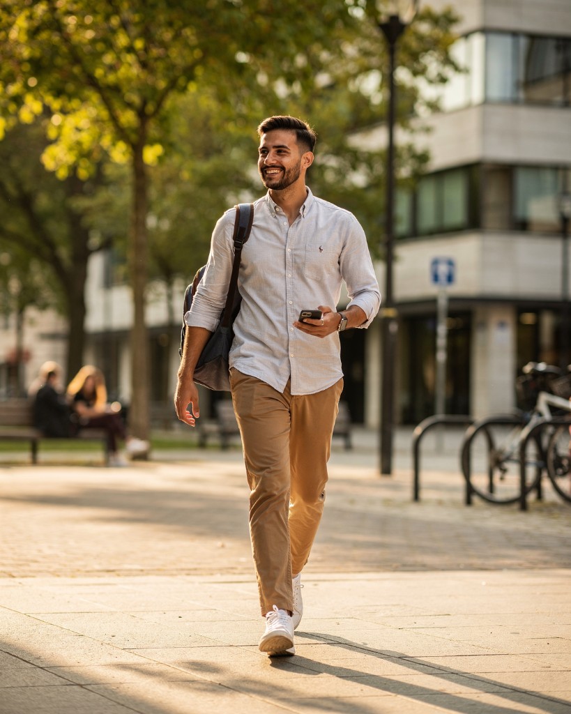 Diplômés contemplant l'avenir